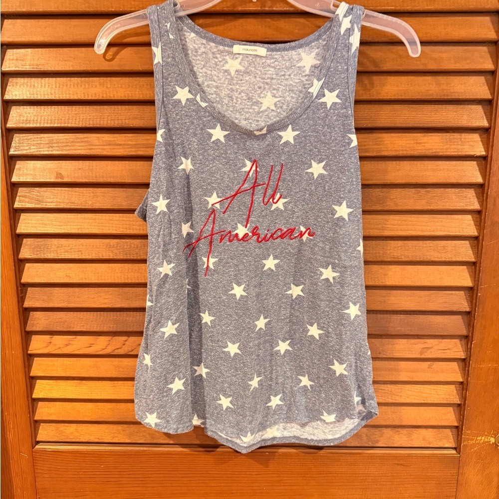 'All American' Blue Tank Top